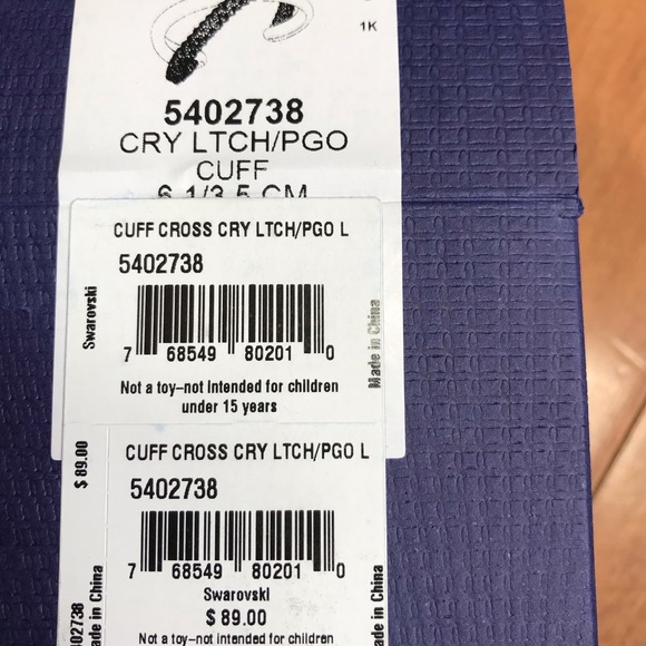 Swarovski cuff bracelet - Picture 2 of 6